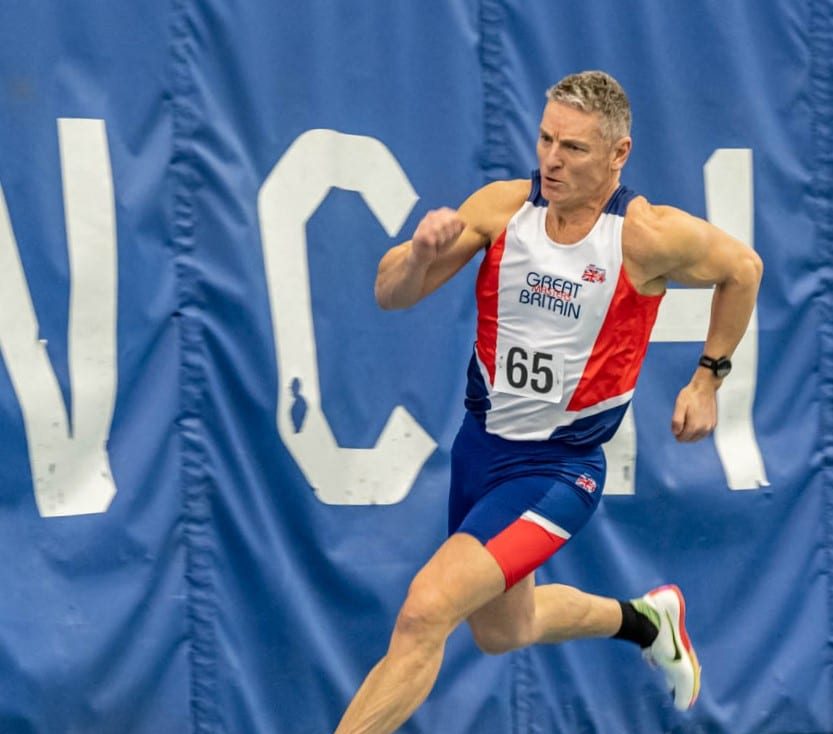 Paul Canning sprinting